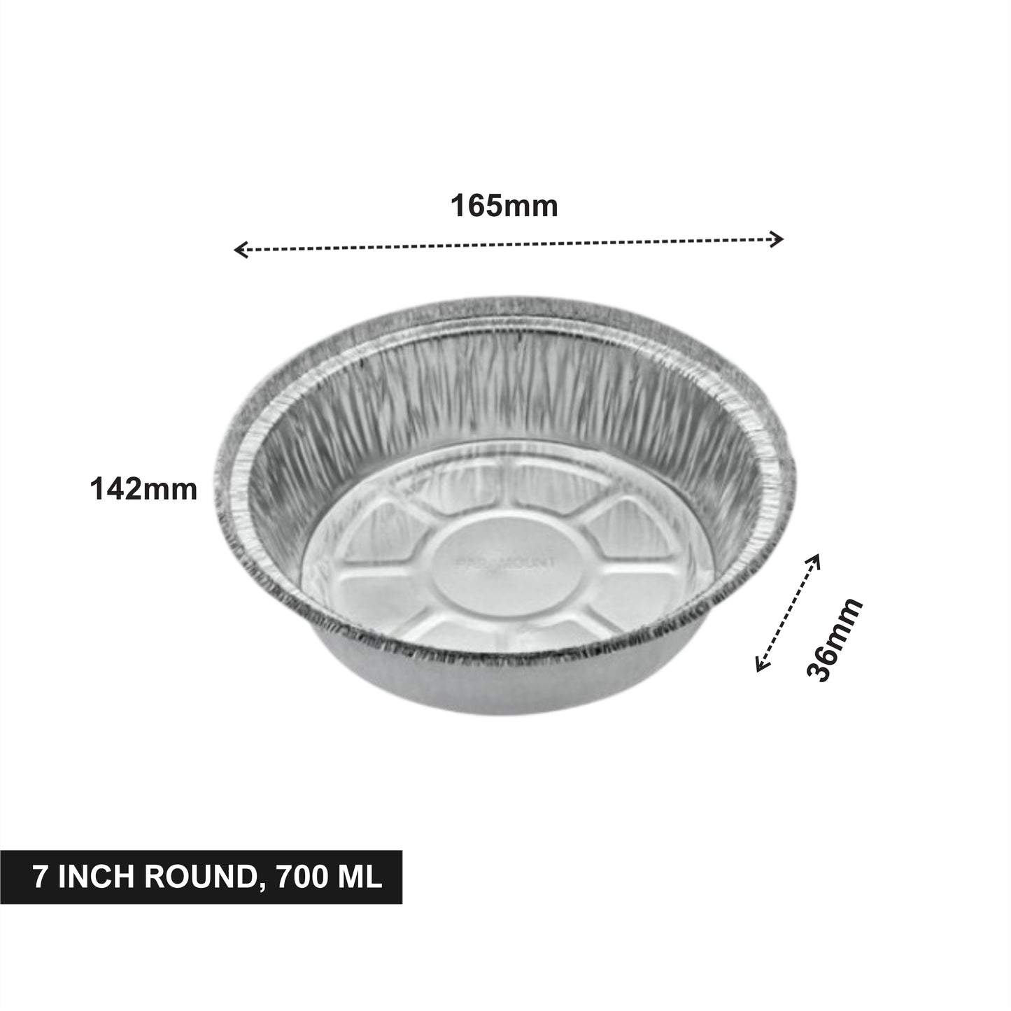 7 INCH ROUND, 700 ML