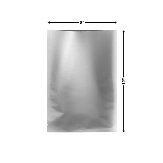 Vacuum Pouch - Both Side Aluminum Foil - 3 Side Seal (8 x 12)