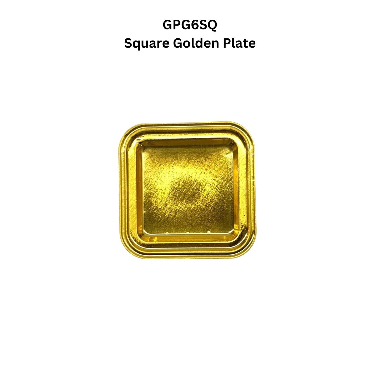 GPG6SQ Square Golden Plate