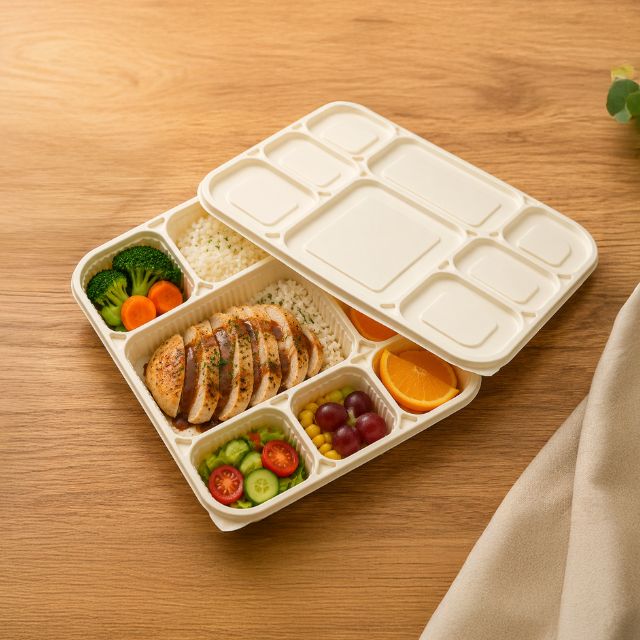 DB 8CP Cornstarch Meal Tray (WL)