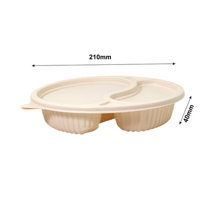 DB 700ml Round Cornstarch Bowl (WL)