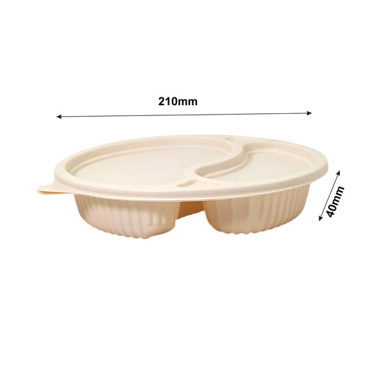 DB 700ml Round Cornstarch Bowl (WL)