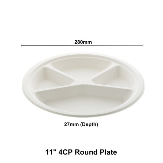 11" 4CP Round Plate
