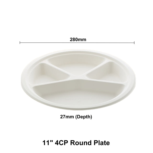 11" 4CP Round Plate