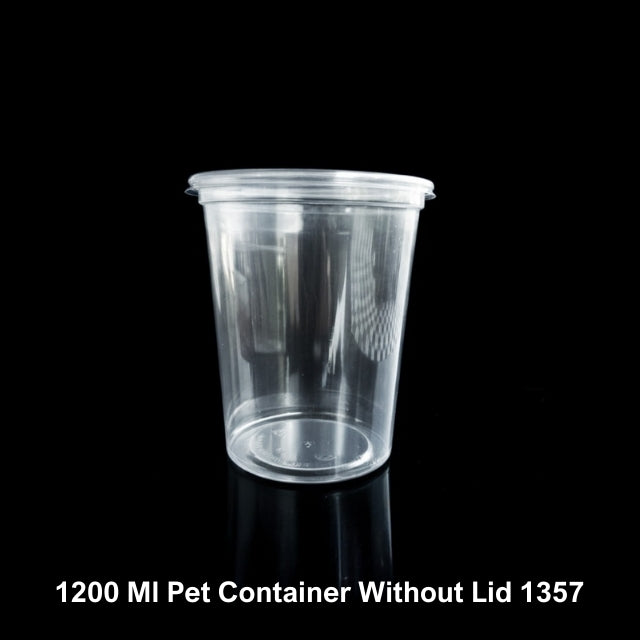 1200 Ml Pet Container Without Lid (1357)