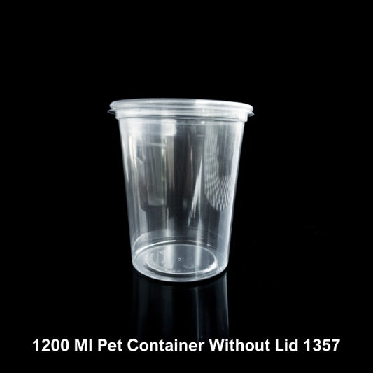 1200 Ml Pet Container Without Lid (1357)