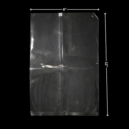 Transparent Center Seal Pouches (8 x 12 Inch)