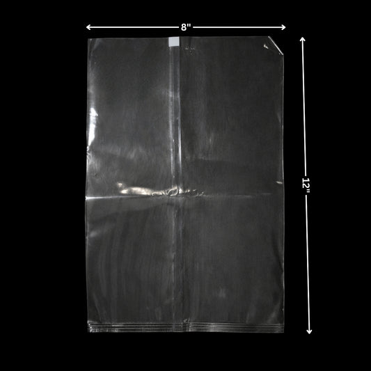 Transparent Center Seal Pouches (8 x 12 Inch)
