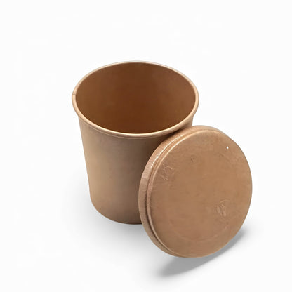 500 ml Kraft Round Paper Container (98 Dia)