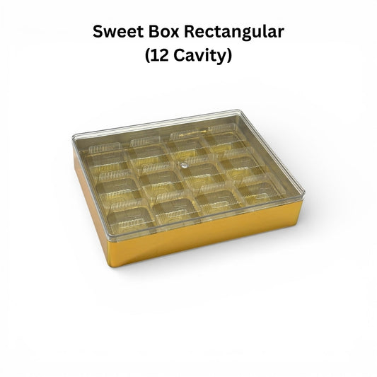 Sweet Box Rectangular 12 Cavity (200x150x40mm)