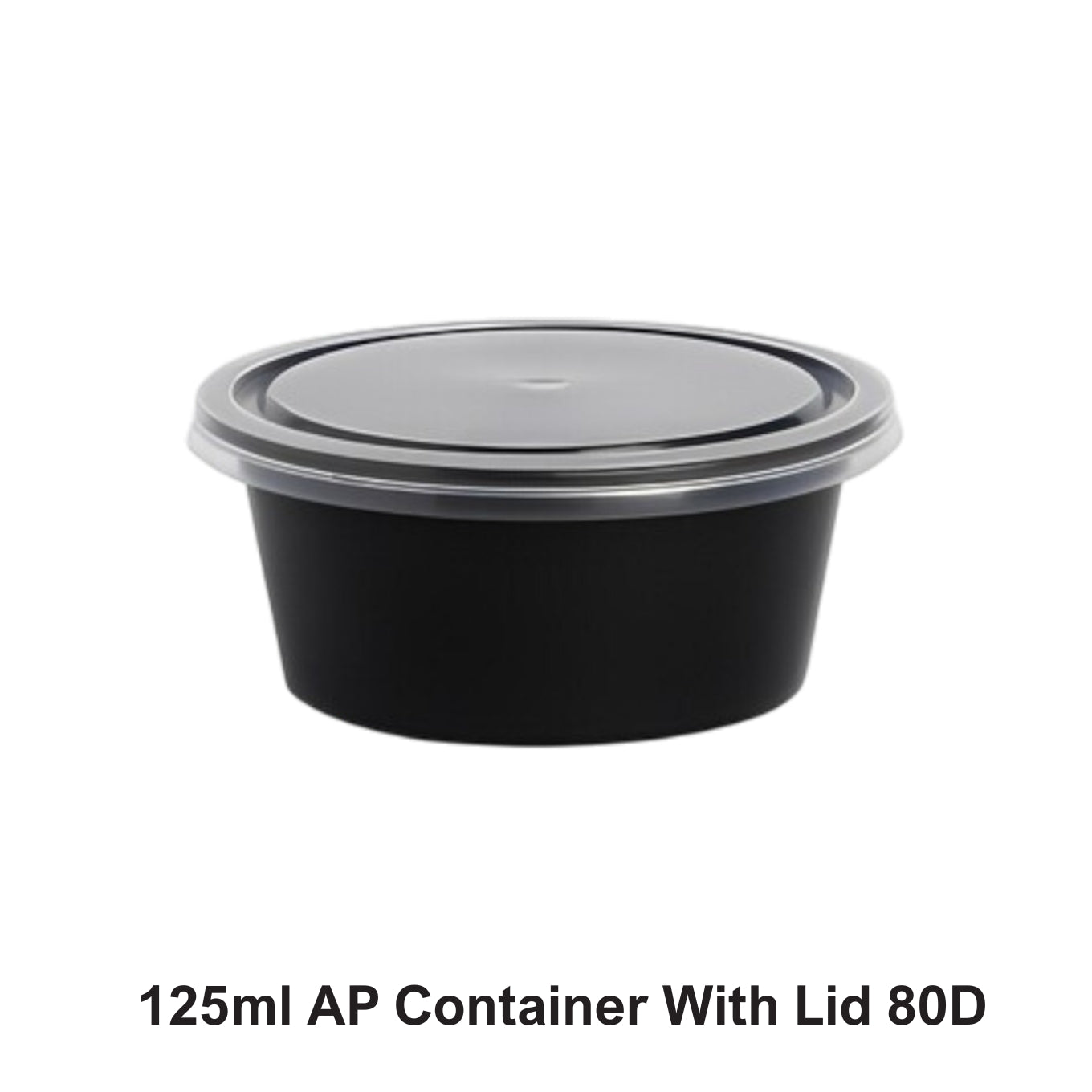 125 ml AP Container with Lid (80D)