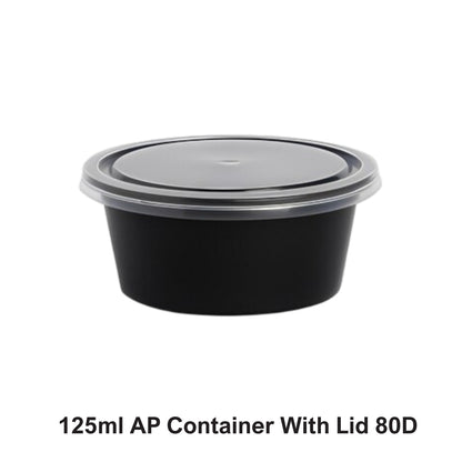 125 ml AP Container with Lid (80D)