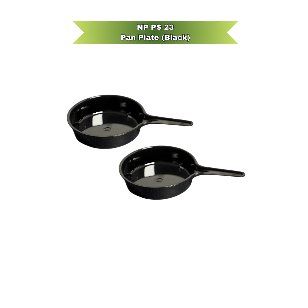 NP PS 23 Pan Plate Black color