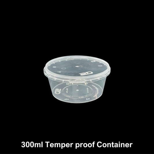 300ml Tamper Proof Round Container with Lid