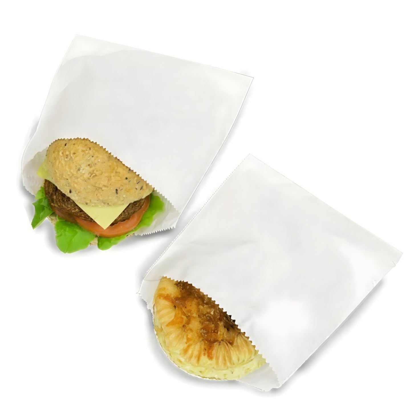 5×8" Ecowrapp Oil-Proof Paper Bag – 48 GSM, 9 KIT