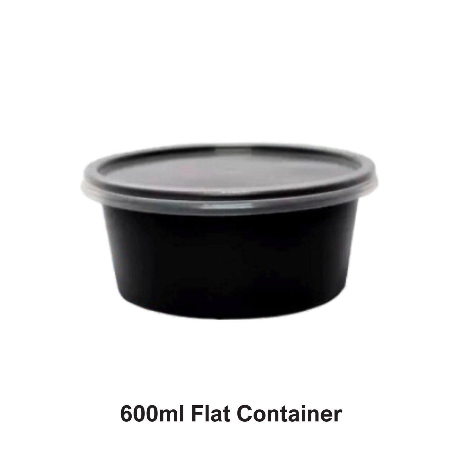 600 ml Flat Container (145 DIA)