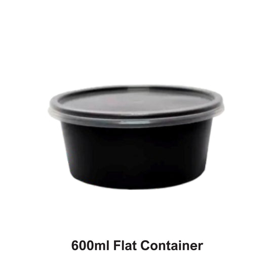 600 ml Flat Container (145 DIA)