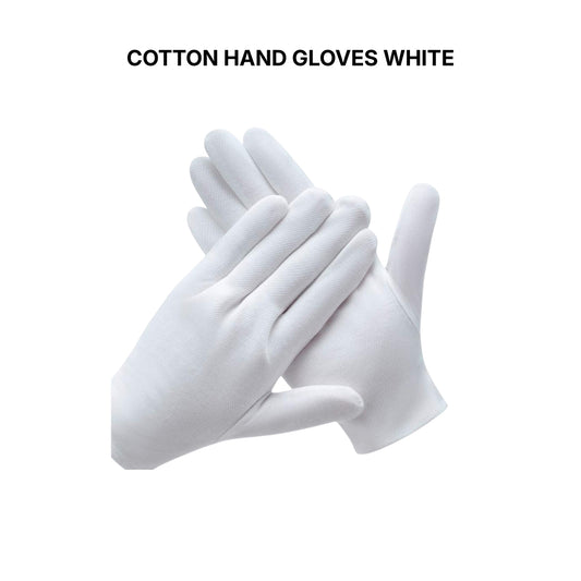 Cotton Hand Gloves – White