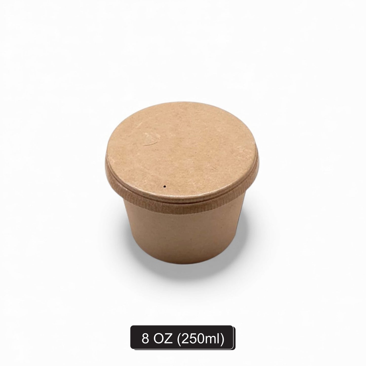 250 ml Kraft Round Paper Container