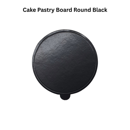 Cake Pastry Board – Round Black (3.5)