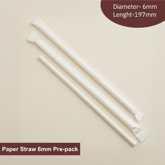 Paper Straw (6mm Pre-pack)
