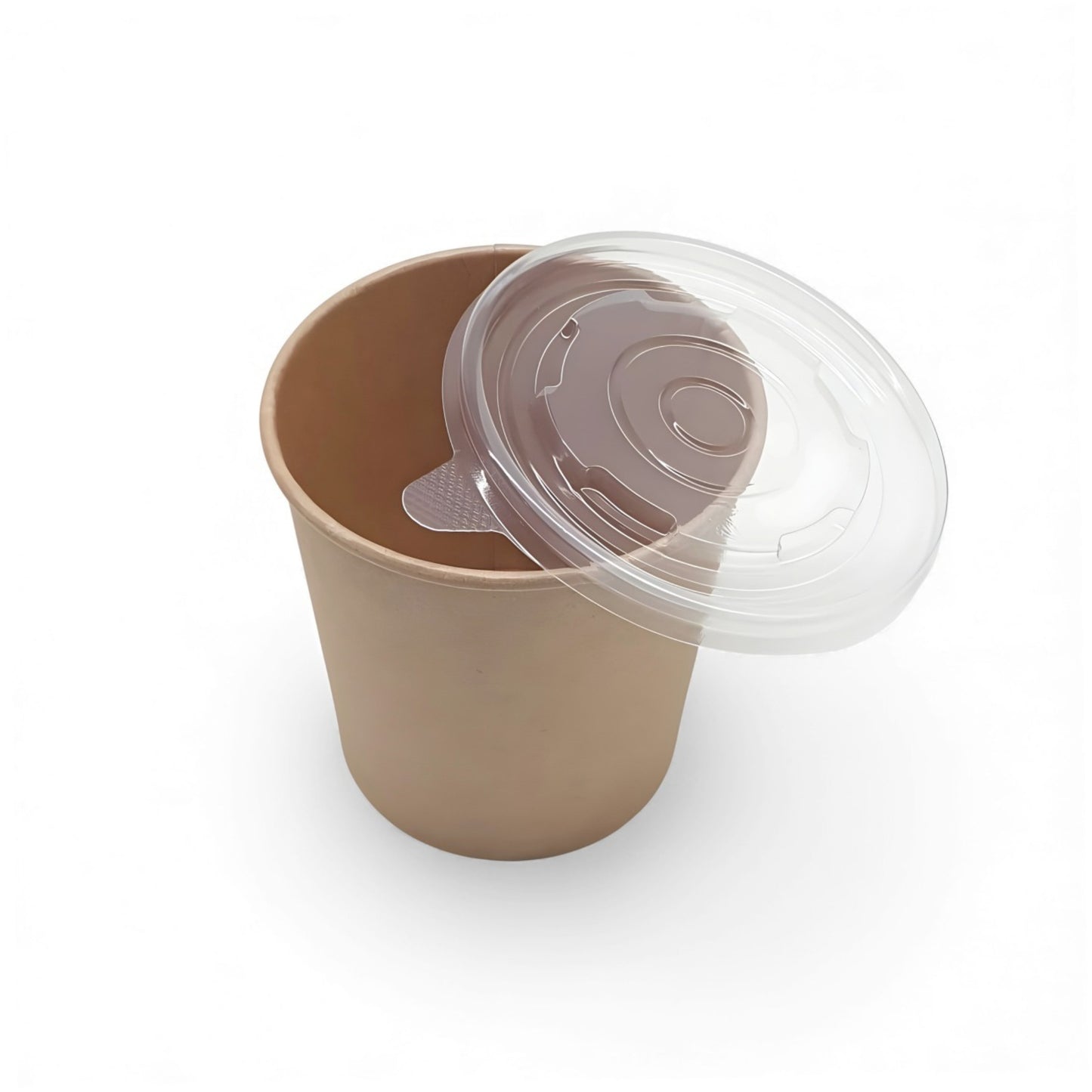 500 ml Kraft Round Paper Container (98 Dia)