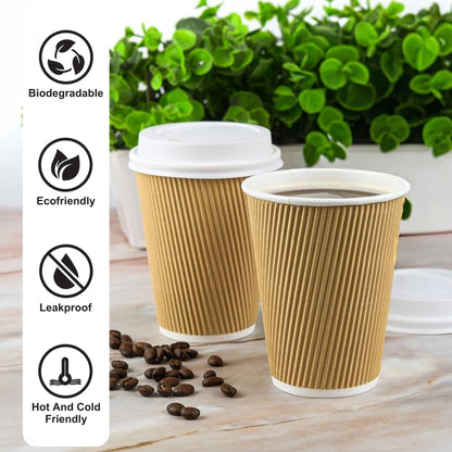 250 ml Ripple Paper Cup / 1 PE