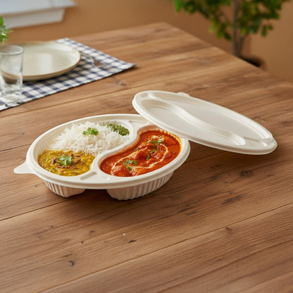 DB 700ml Round Cornstarch Bowl (WL)