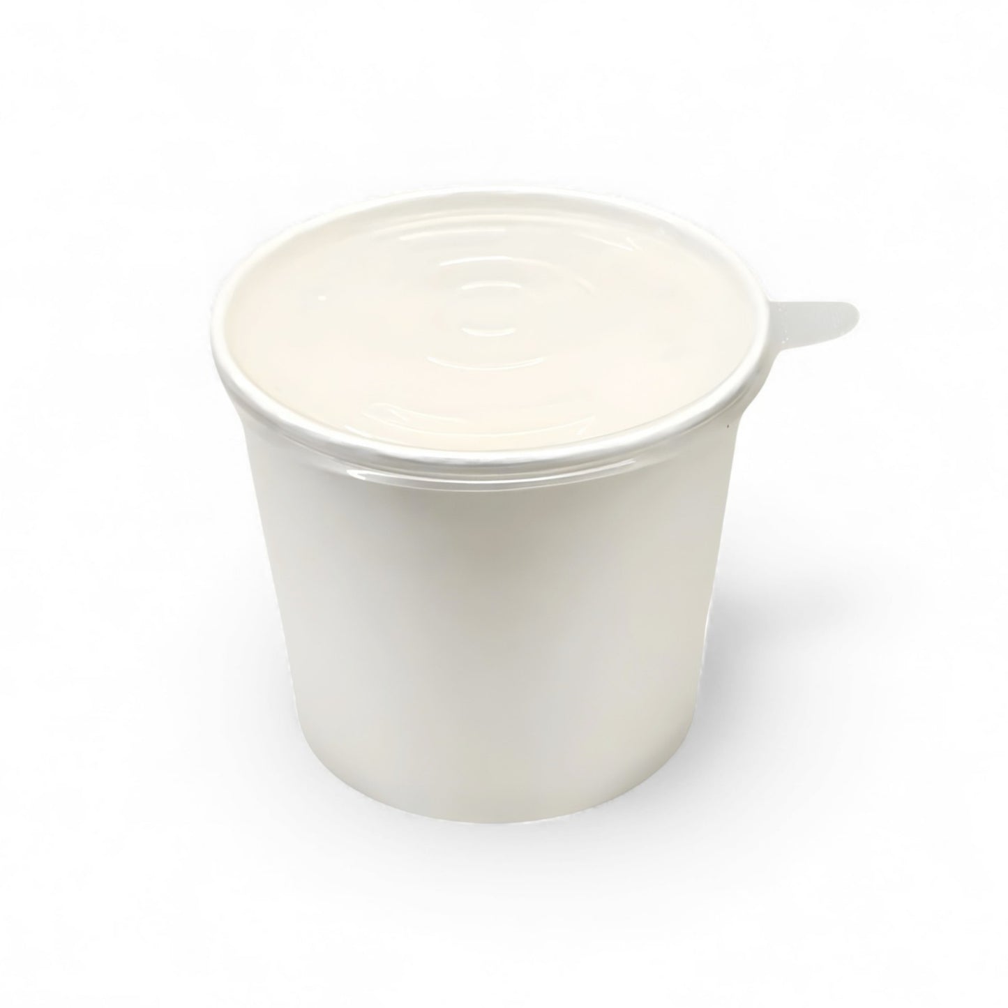 500 ML B1 White Round Paper Container