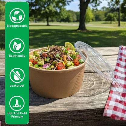 1000 ml Paper Salad Container