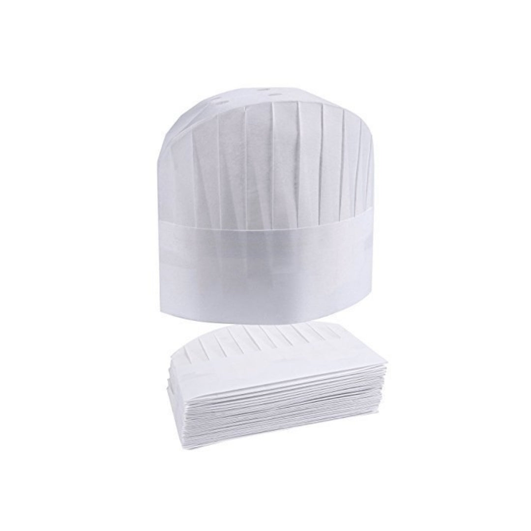 Chef Cap Non Woven White 8 Inch
