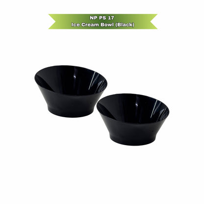 NP PS 17 Ice Cream Bowl 100 ml (Black)