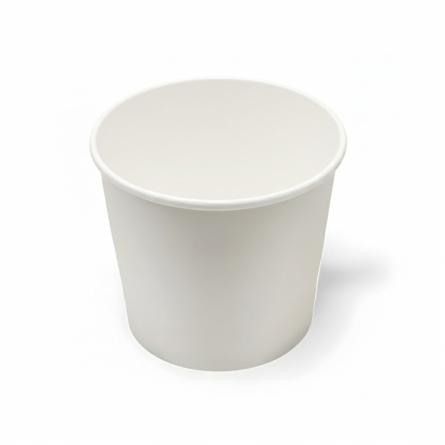 500 ML B1 White Round Paper Container