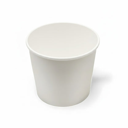 500 ML B1 White Round Paper Container