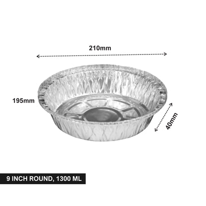 9 INCH ROUND, 1300 ML