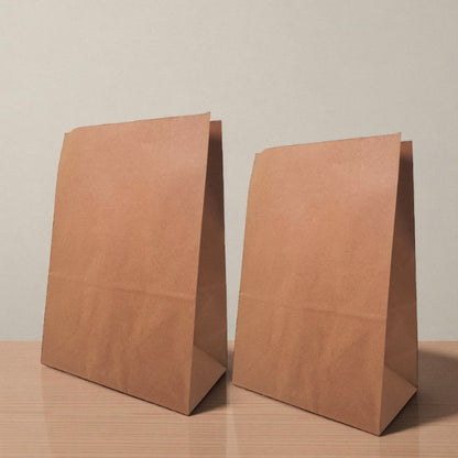 12x5x16" Brown SOS MF Kraft Bag – 80 GSM, 24 BF (Copy)