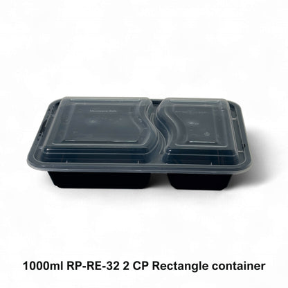 1000 ml RE 2CP Rectangular Container RP-RE-32-2CP