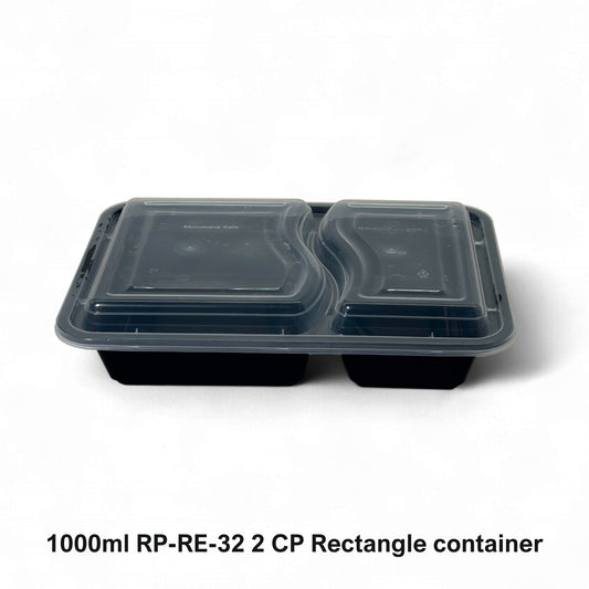1000 ml RE 2CP Rectangular Container RP-RE-32-2CP