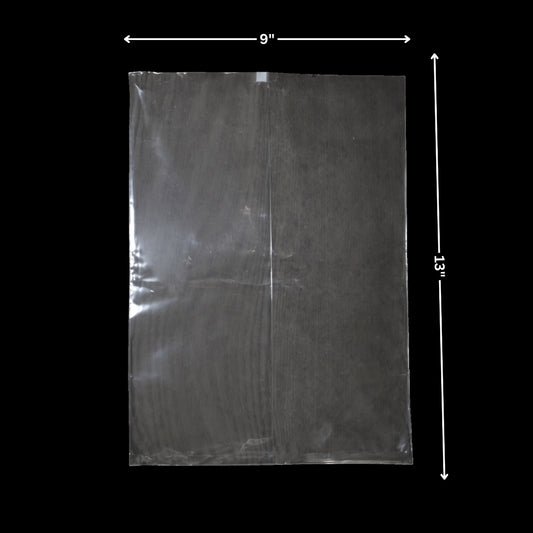 Transparent Center Seal Pouches (9 x 13 Inch)