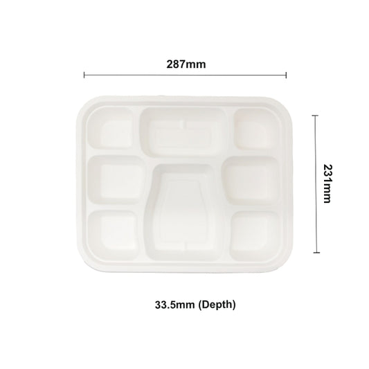 BW 8Cp Meal Tray with lid