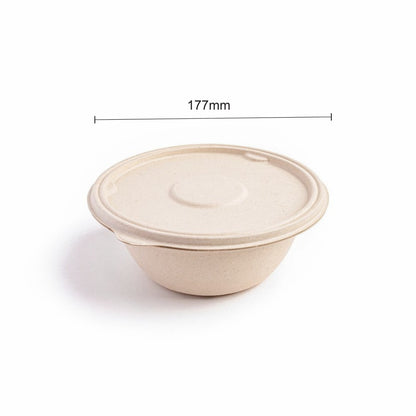 Bumboo Anti-Leak 750ml Round Bowl With Lid