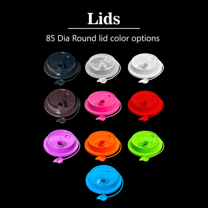 250 ml Paknserve Sipper Container with Black Lid (85D)