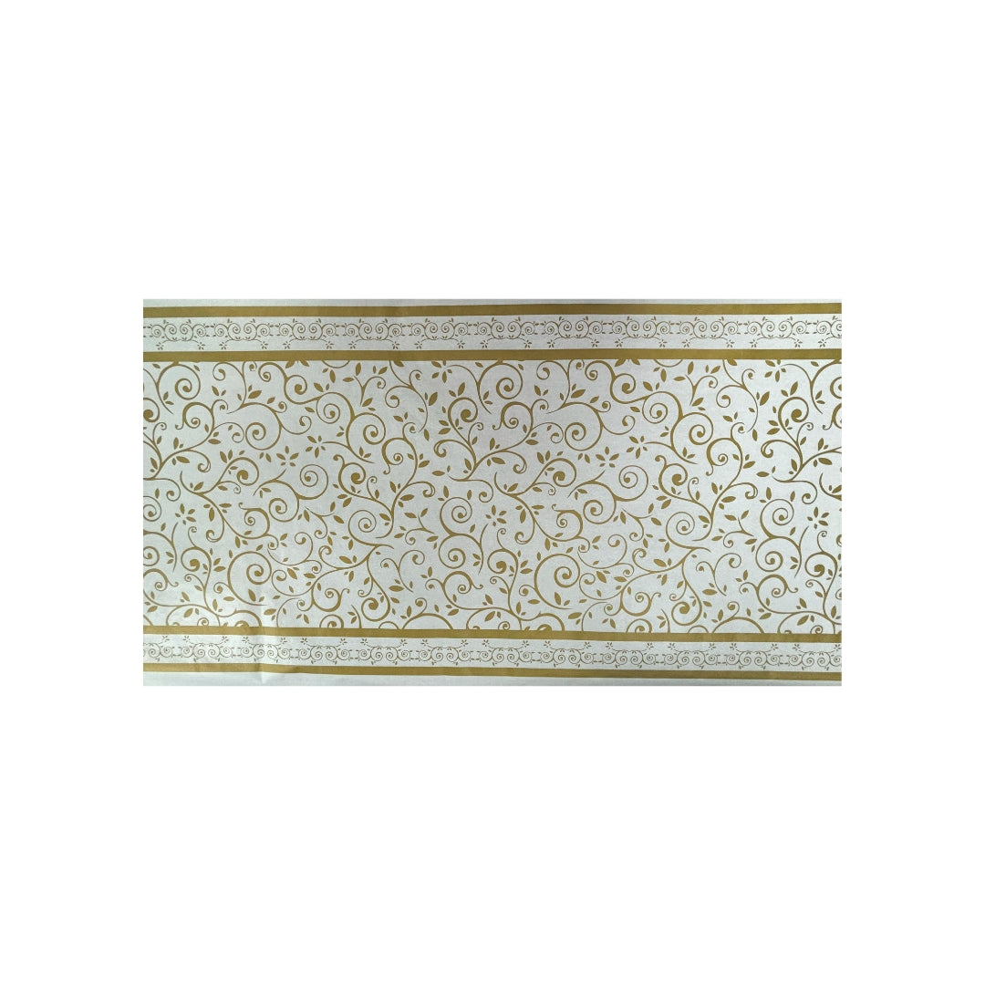 Bale Design Table Roll ( GOLD , WHITE)