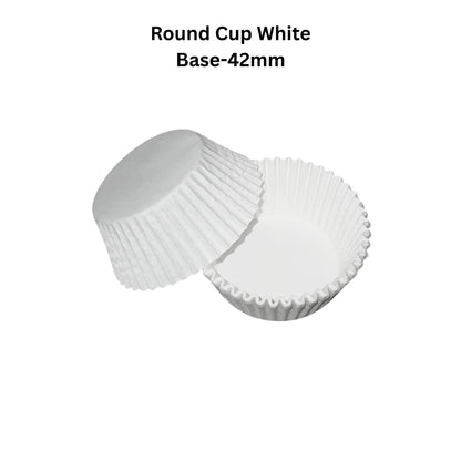 Round Cup White & Mix Colour 42mm