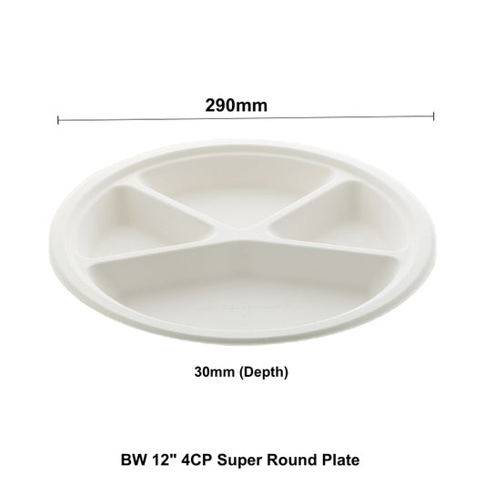 BW 12" 4CP Super Round Plate