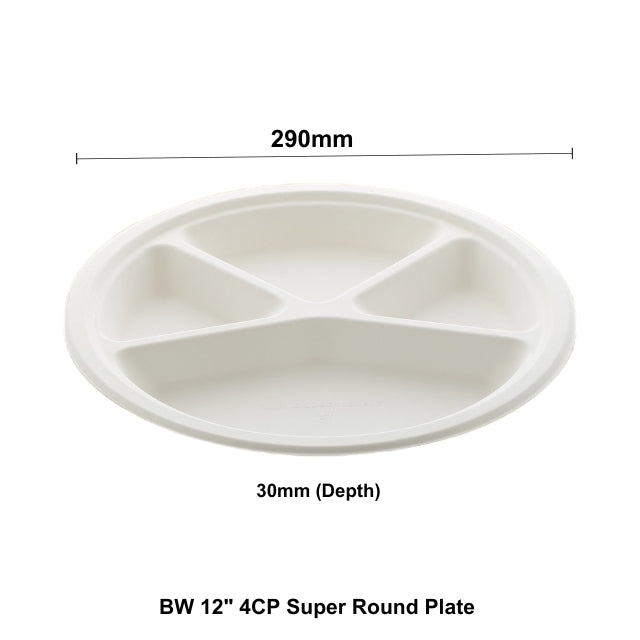 BW 12" 4CP Super Round Plate