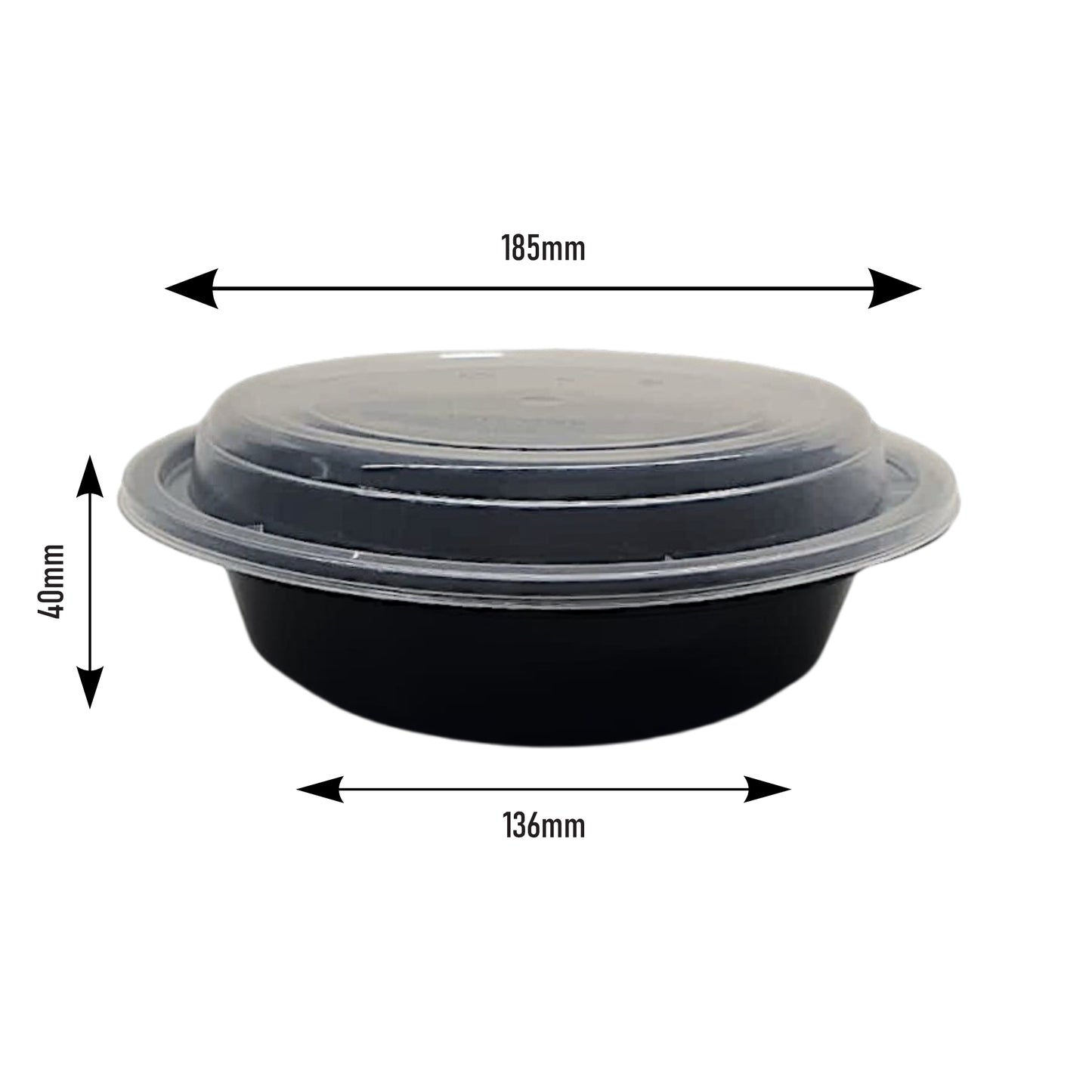 750 ml RO Round Container (136 x 54) RP-RO-32
