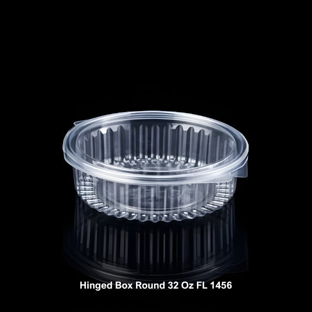 Hinged Box Round 32 Oz FL (1456)