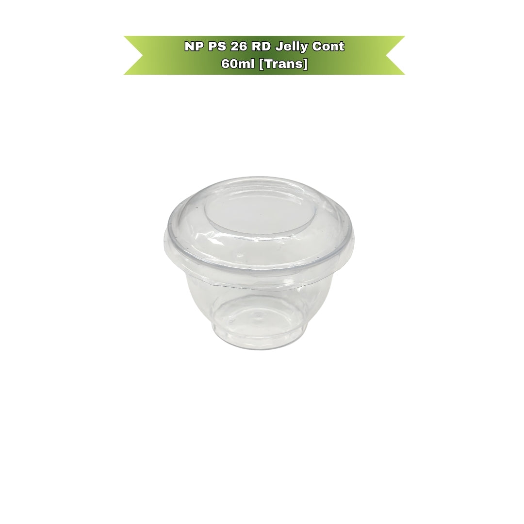 NP PS 26 RD Jelly Container 60ml (Transparent)