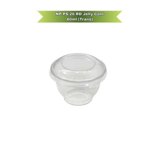 NP PS 26 RD Jelly Container 60ml (Transparent)